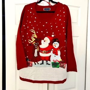 Karen Scott 2x Christmas Sweater